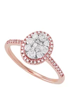 My Forever 1/2 ct. t.w. Diamond Composite Engagement Ring in 10k Rose Gold 