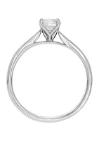 Grown With Love 1/2 ct. t.w. Lab Grown Diamond Solitaire Ring in 14K White Gold