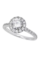 Grown With Love 1 1/2 ct. t.w. Lab Grown Diamond Engagement Ring in 14K White Gold