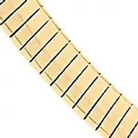 Reversible Choker Necklace in 10k Yellow Gold and Sterling Silver