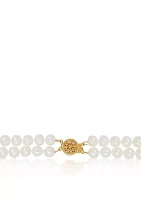 Freshwater Pearl Necklace in 14k Yellow Gold