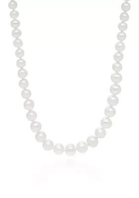 Freshwater Pearl Necklace in 14k Yellow Gold