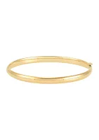 Hinge Bangle Bracelet in 10K Yellow Gold