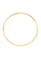 Hinge Bangle in 10K Yellow Gold