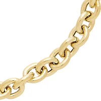 Dangle Heart Charm Bracelet in 10k Yellow Gold 