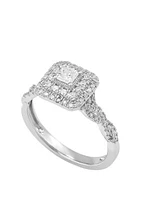 1/ ct. t.w. Diamond Engagement Ring 10K White Gold