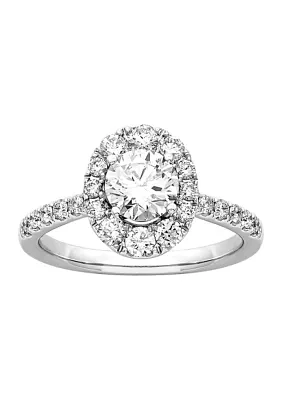 1.75 ct. t.w. Lab Grown Diamond Engagement Ring in 14K White Gold