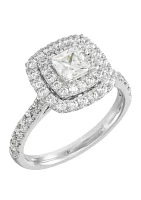 1.25 ct. t.w. Lab Created Diamond Princess Ring in 14K White Gold