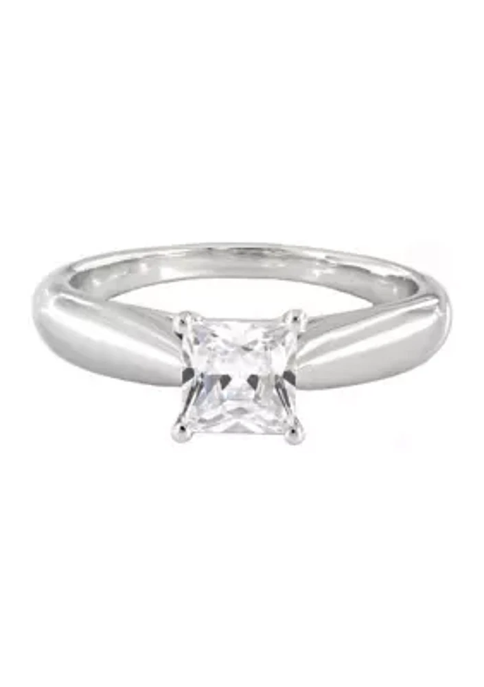 ct. t.w. Lab Created Diamond Ring in 14K White Gold