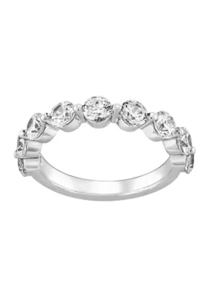 Grown With Love Lab Created 1.62 ct. t.w. Diamond Band in 14K White Gold 