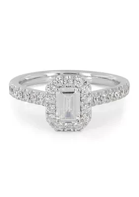 1.25 ct. t.w. Lab Created Diamond Ring in 14K White Gold