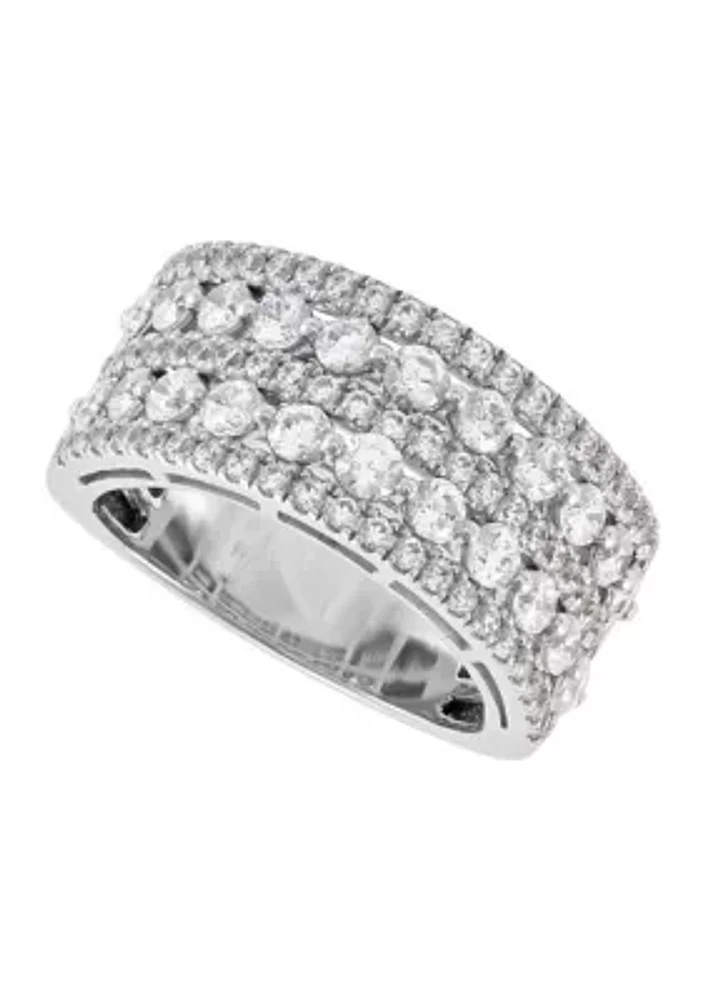 Lab Created 2 ct. t.w. Lab Grown Diamond Ring in 14K White Gold