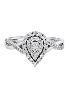 ct. t.w. Diamond Ring 10K White Gold