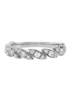  1/2 ct. t.w. Lab Grown Ring in 14K White Gold