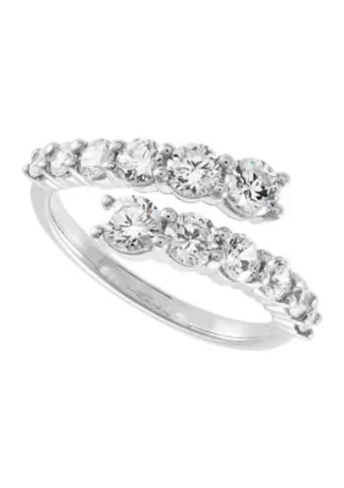 ct. t.w. Lab Grown Diamond Ring in 10K White Gold