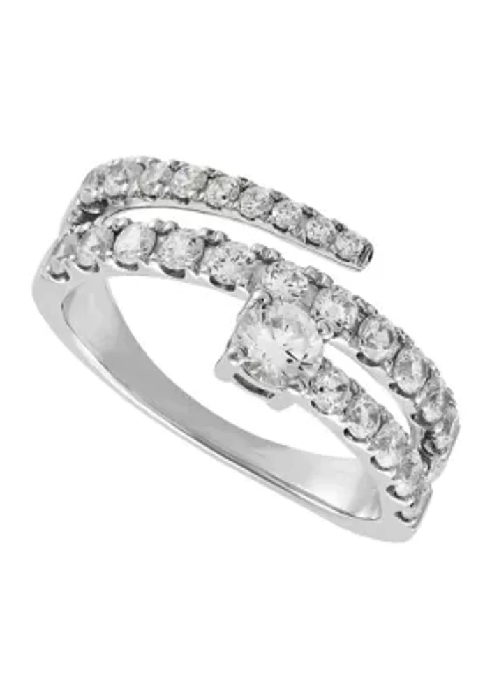 1.25 ct. t.w. Lab Grown Diamond Ring in 10K White Gold