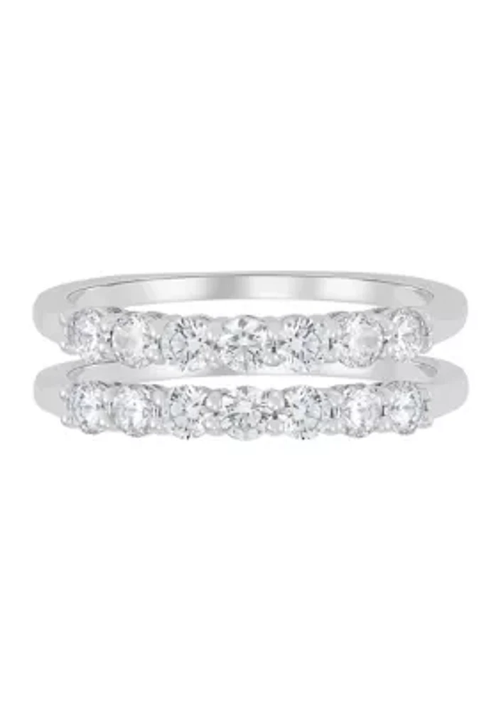 1 ct. t.w. Lab Created Diamond Band Ring in 14K White Gold