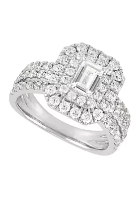 2 ct. t.w. Lab Grown Diamond Ring in 10K White Gold