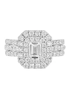 ct. t.w. Lab Grown Diamond Ring in 10K White Gold