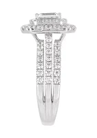 ct. t.w. Lab Grown Diamond Ring in 10K White Gold