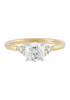 Lab Created 1.25 ct. t.w. Diamond Ring in 14K Yellow and White Gold