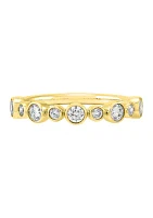 1/2 ct. t.w. Lab Grown Diamond Band Ring in 10K Yellow Gold