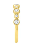 1/2 ct. t.w. Lab Grown Diamond Band Ring in 10K Yellow Gold