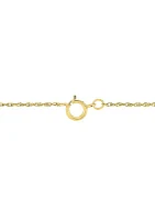 1/3 ct. t.w. Lab Created Diamond Necklace in 10K Yellow Gold