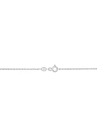 2 ct. t.w. Lab Grown Diamond Circle Pendant Necklace with 18" Singapore Chain in 10K White Gold