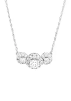 3/4 ct. t.w. Lab Grown Diamond Necklace in Sterling Silver