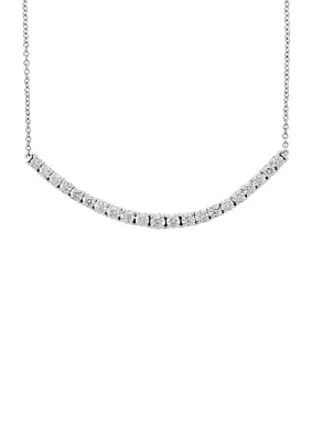 2.5 ct. t.w. Lab Grown Diamond Necklace in 14K White Gold