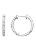 Grown With Love 1/ ct. t.w. Lab Created Diamond Earrings in 10K White Gold