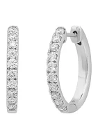 Grown With Love 1/ ct. t.w. Lab Created Diamond Earrings in 10K White Gold