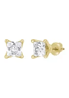 2 ct. t.w. Lab Created Diamond Stud Earrings in 14K Yellow Gold