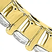  1 ct. t.w. Lab Created Diamond  Hoop Earrings in 10K Yellow Gold