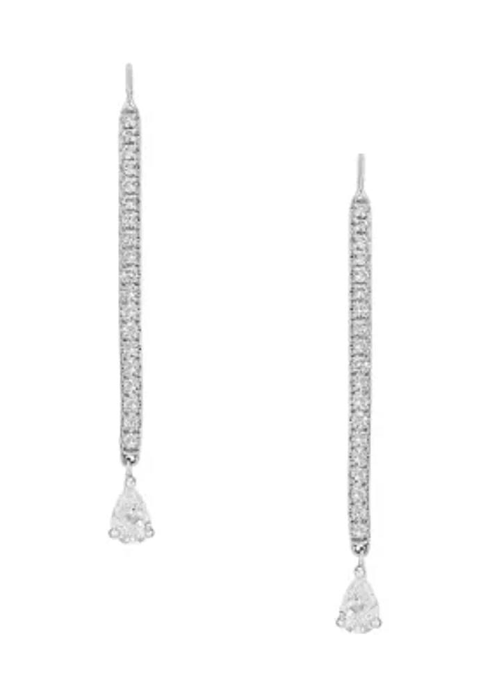 1.25 ct. t.w. Lab Grown Diamond Earrings in 10K White Gold