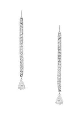 1.25 ct. t.w. Lab Grown Diamond Earrings in 10K White Gold