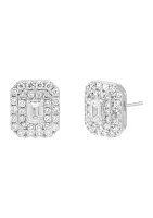 1.5 ct. t.w. Lab Created Diamond Stud Earrings in 10K White Gold