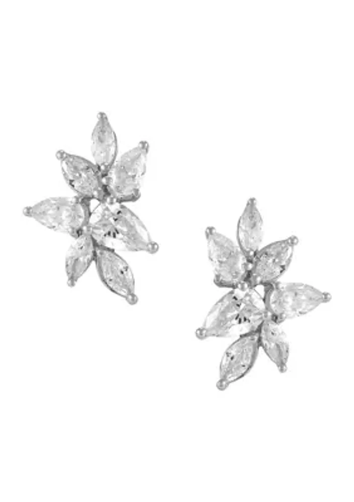 1.5 ct. t.w. Lab Created Diamond Stud Earrings in 10K White Gold