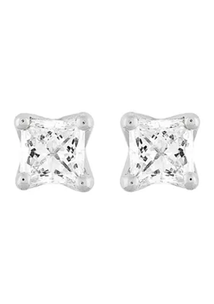 1/4 ct. t.w. Lab Created Diamond Earrings in 14K White Gold