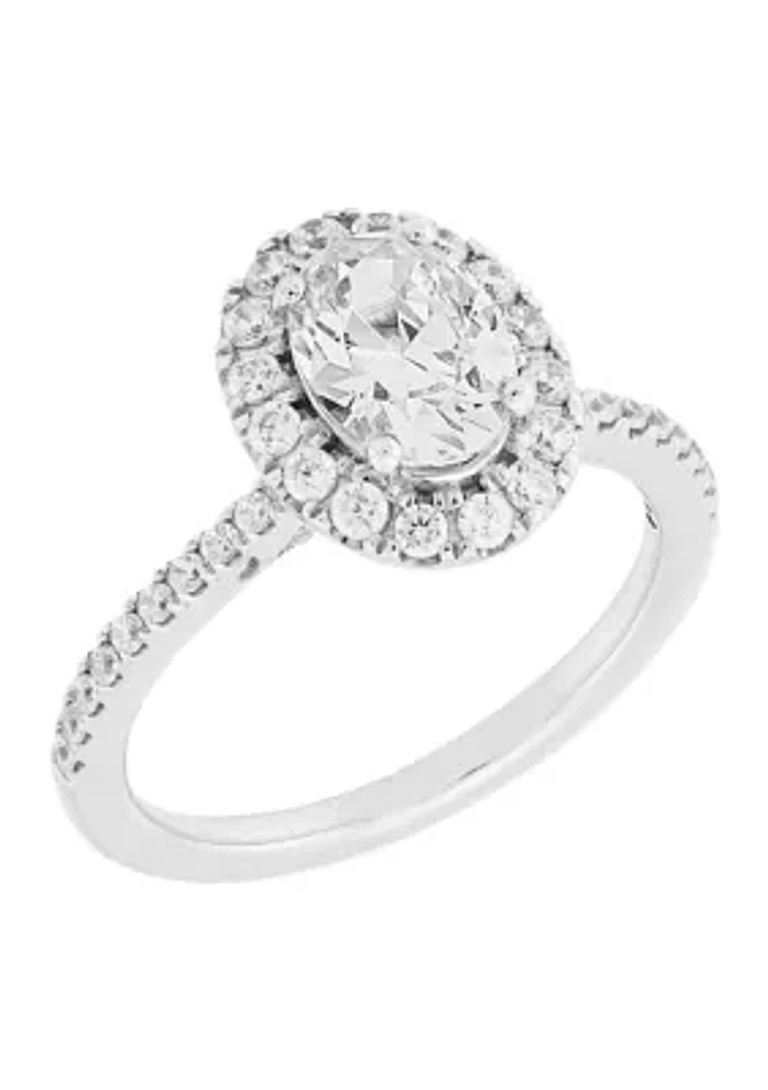 1.75 ct. t.w. Lab Created Diamond Ring in 14K White Gold