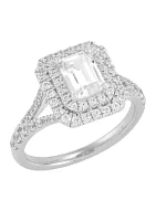 Lab Created ct. t.w. Lab Diamond Ring in 14K White Gold