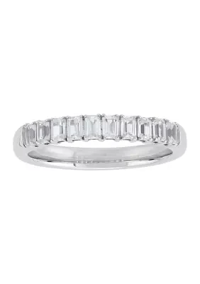 3/4 ct. t.w. Lab Grown Diamond Band Ring in 10K White Gold