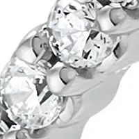 1/10 ct. t.w. Lab Grown Diamond Band Ring in 10K White Gold