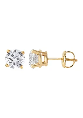 ct. t.w. Solitaire Diamond Stud Earrings in 14K Gold