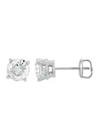 2 ct. t.w. Diamond Solitaire Earrings in 14k White Gold