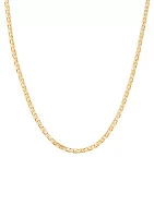 Popcorn Chain Necklace in 10K Yellow Gold