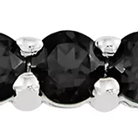 1.44 ct. t.w. Onyx Bar Necklace in Sterling Silver