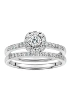 1/2 ct. t.w. Lab Grown Diamond Ring Set in 10K White Gold