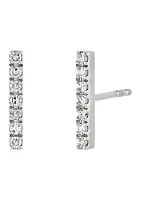 1/5 ct. t.w. Diamond Pendant and Earring Set in Sterling Silver